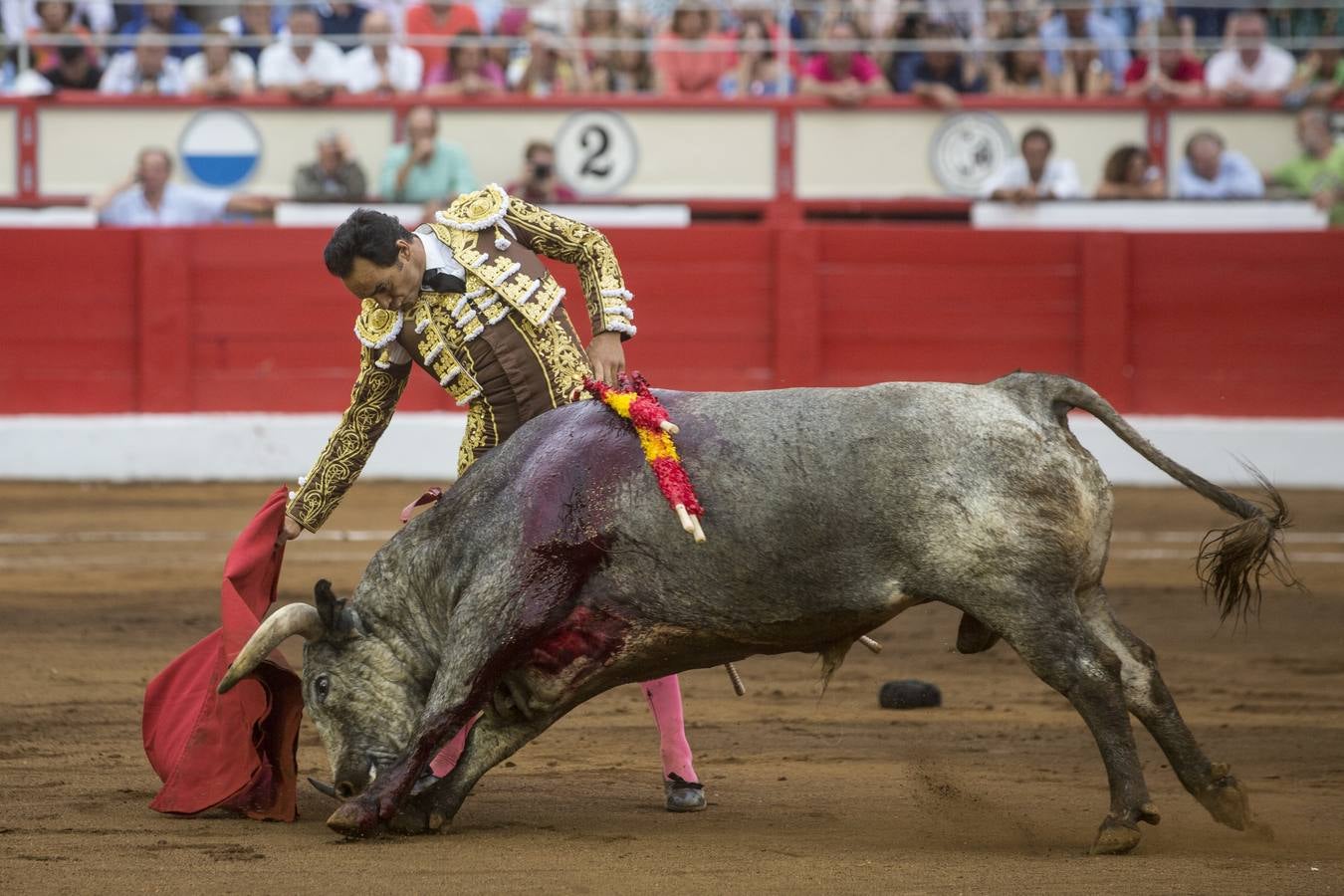 Curro Díaz, Manuel jesús 'El Cid' y Emilio de Justo en el tercer festejo de la Feria de Santiago