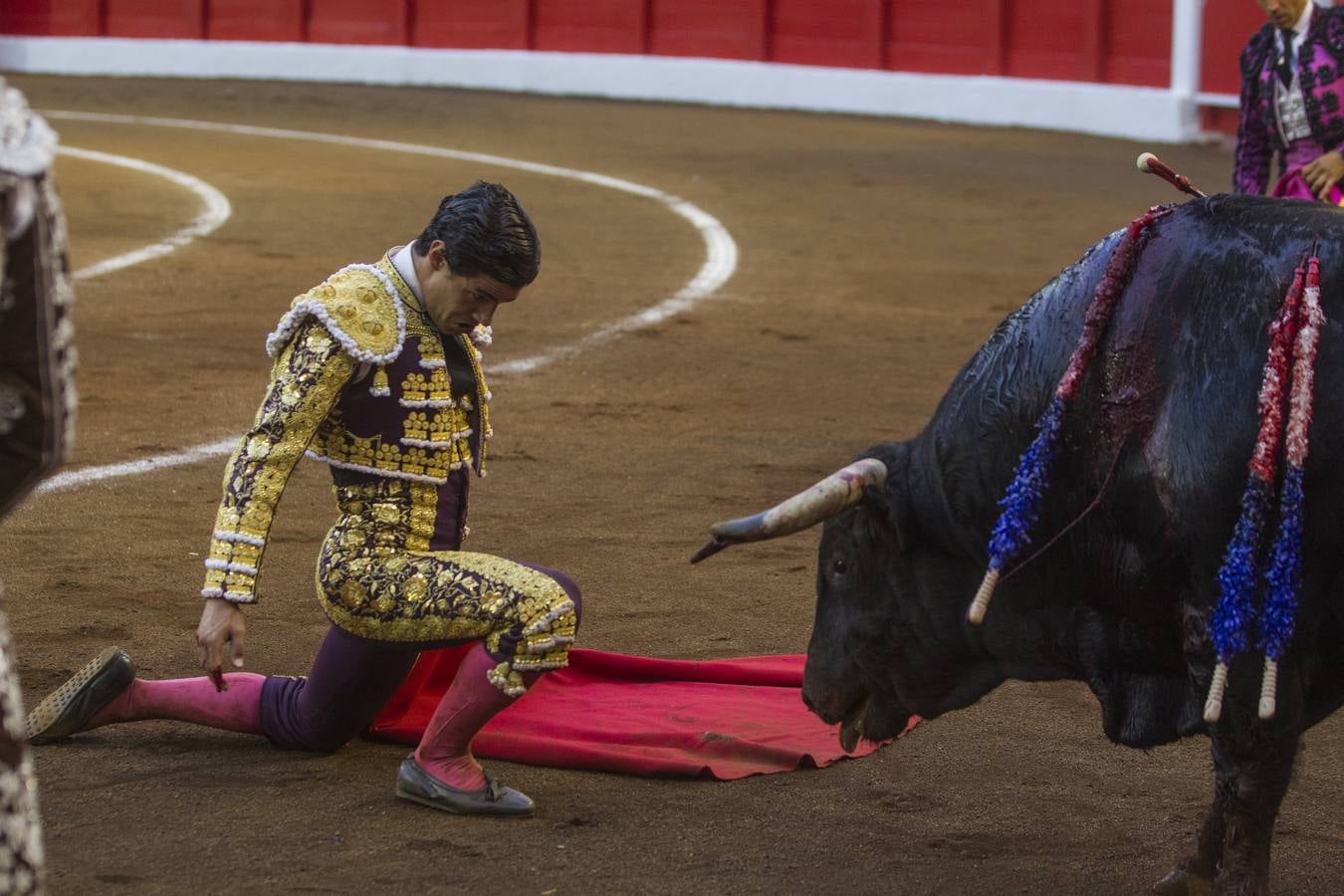 Quinto festejo de la Feria de Santiago con Miguel Ángel Perera; Julián López «El Juli», y Pablo Aguado 