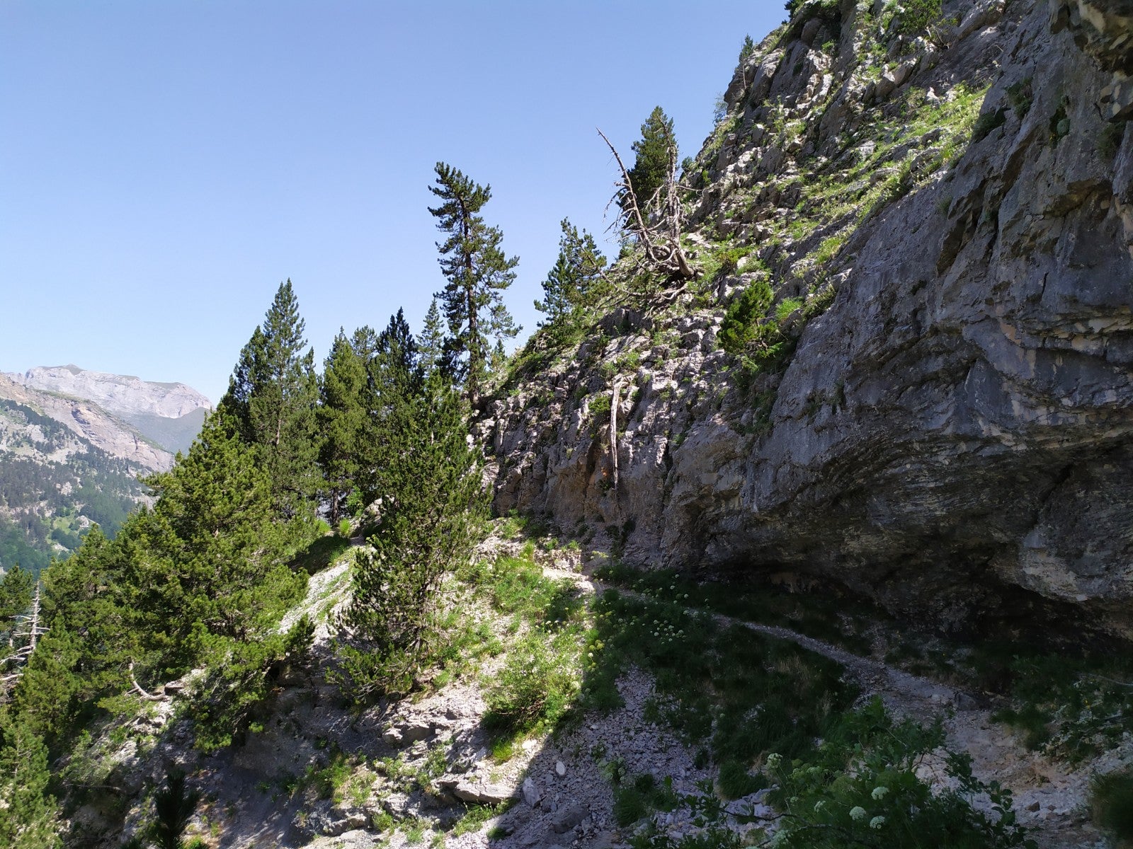 El sendero es de una gran belleza.