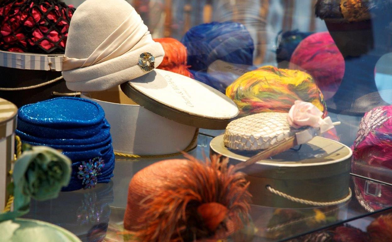 Sala Sombreros del Museo Automovilístico y de la moda, en Málaga.