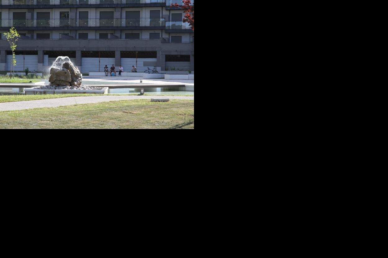 Estado que presenta actualmente el Parque de La Charca tras su acondicionamiento.