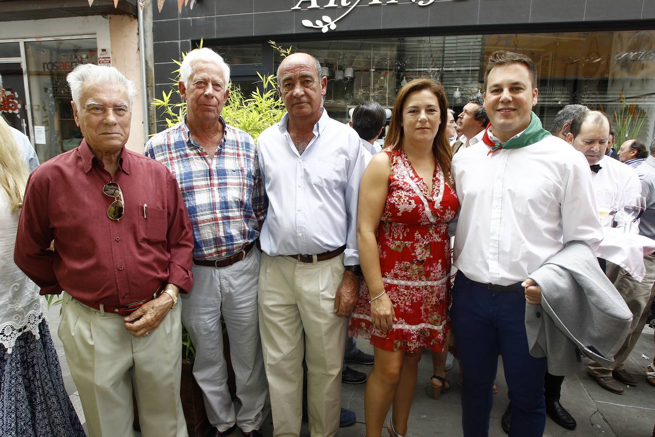 Fernando de Andrés, Carlos Gutiérrez, Paco García, Esther Merino y Esteban Martínez. 