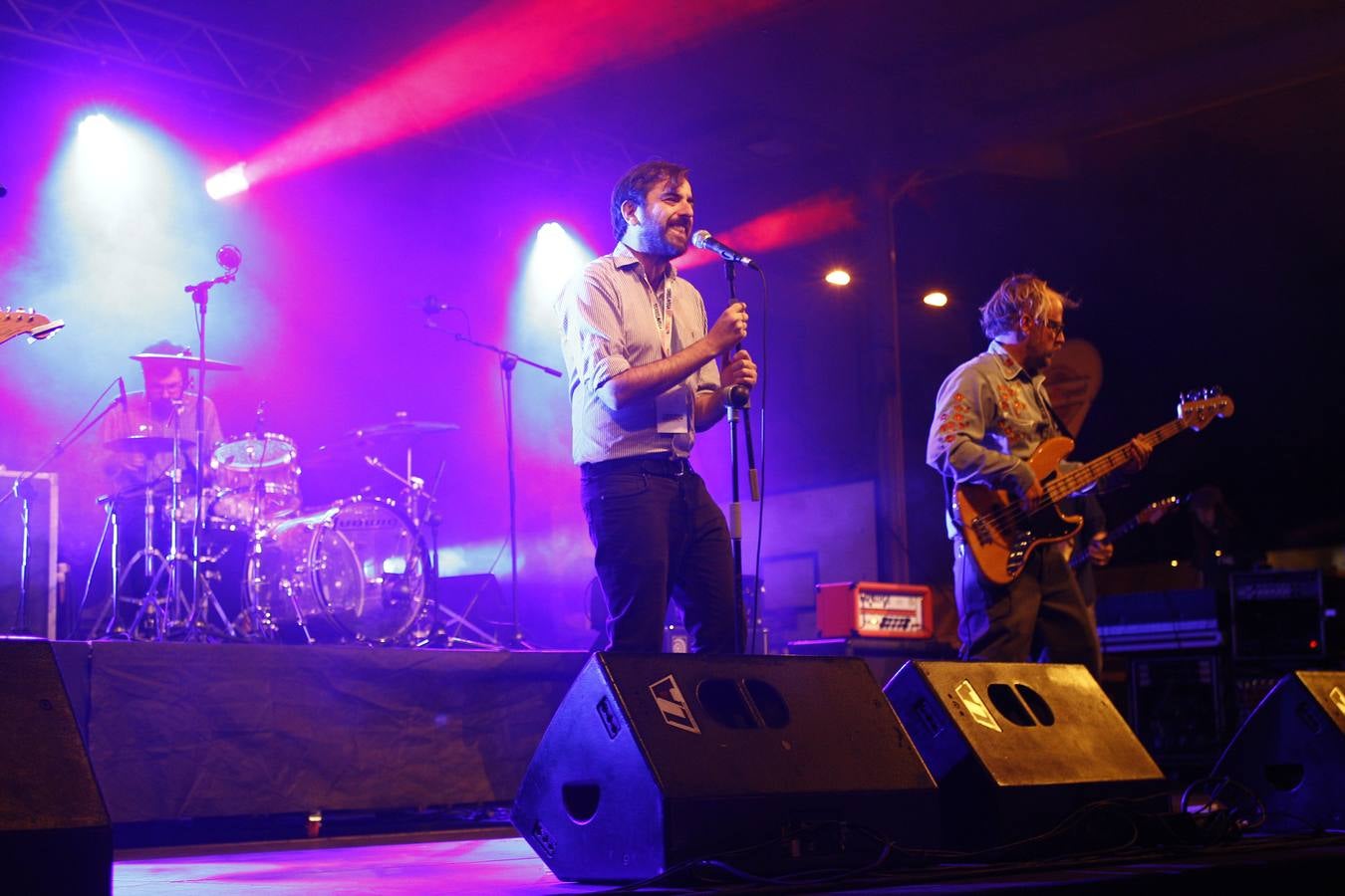 Víctor Manuel, durante la actuación del jueves en Torrelavega.