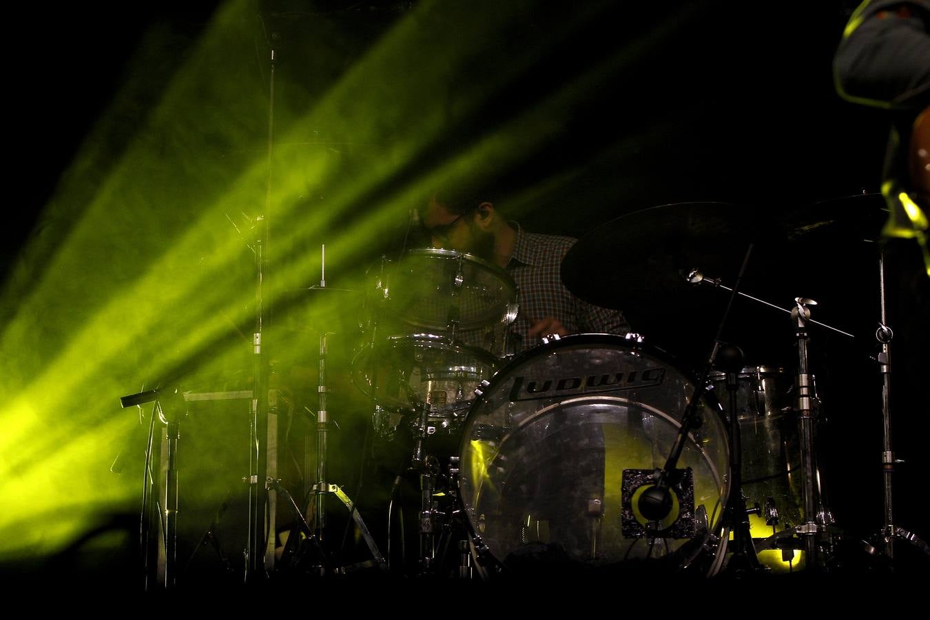 Víctor Manuel, durante la actuación del jueves en Torrelavega.