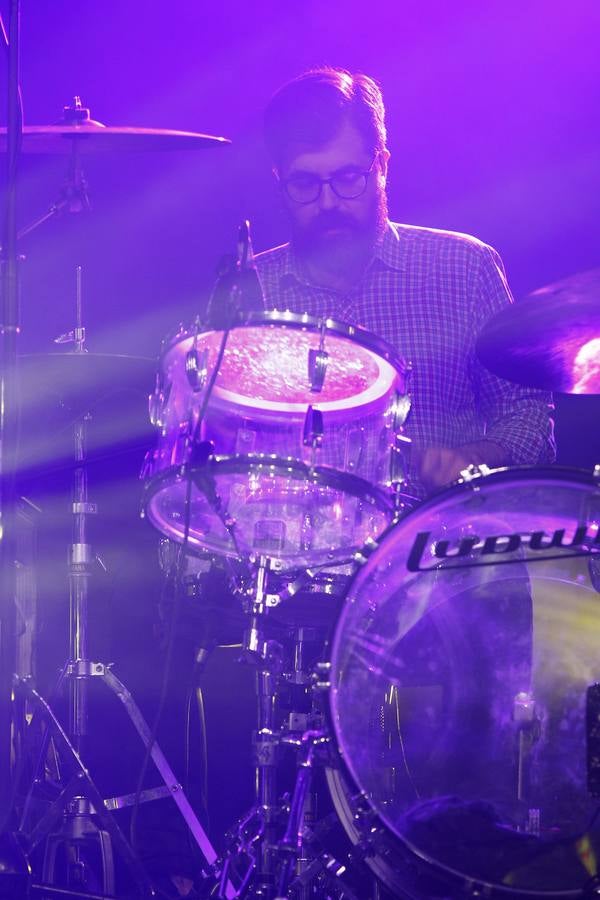 Víctor Manuel, durante la actuación del jueves en Torrelavega.