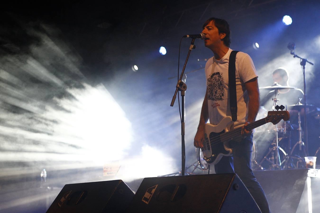 Víctor Manuel, durante la actuación del jueves en Torrelavega.