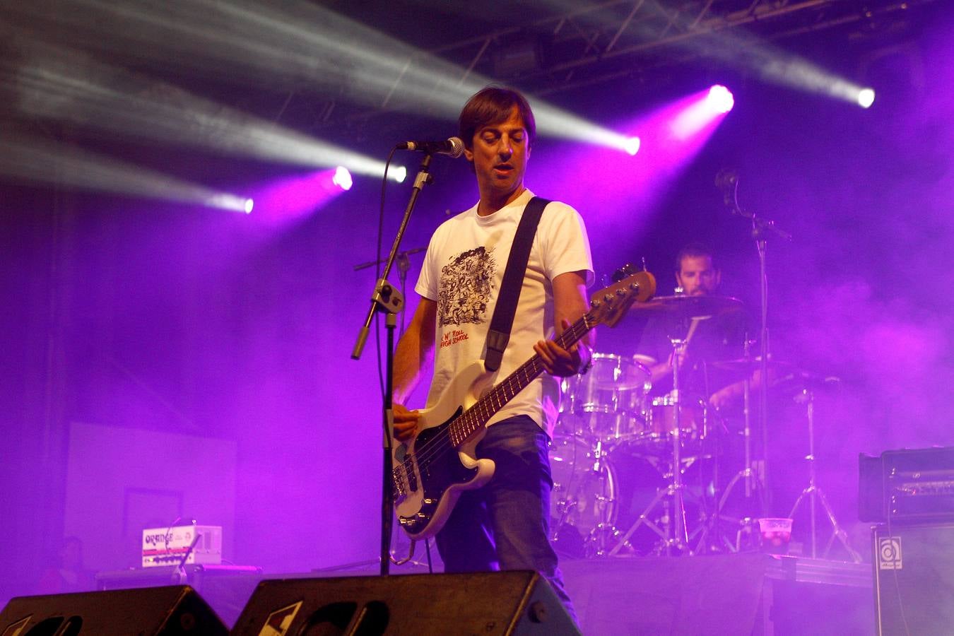 Víctor Manuel, durante la actuación del jueves en Torrelavega.
