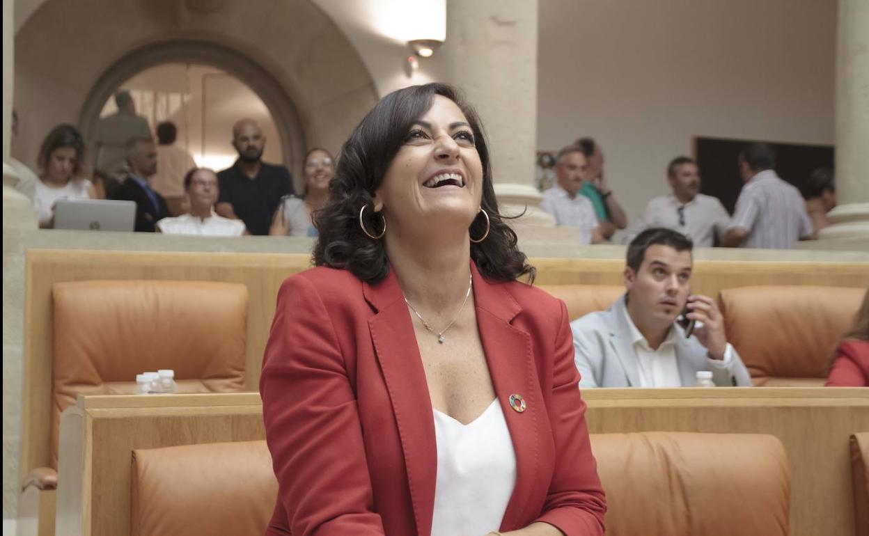 La candidata del PSOE a la Presidencia de La Rioja, Concha Andreu.