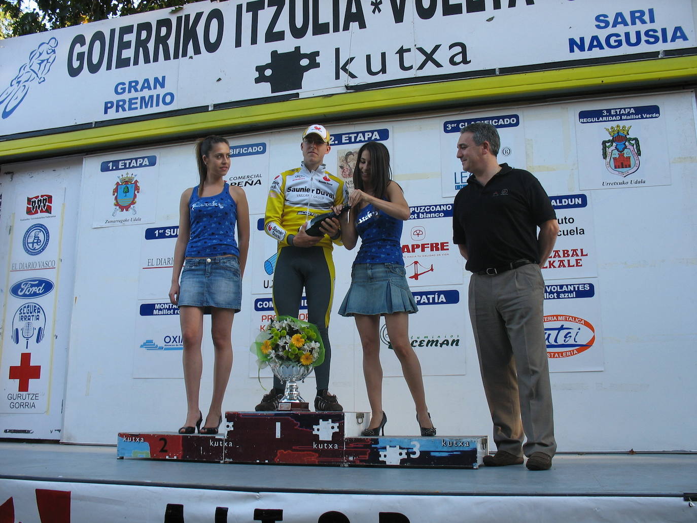 2007. Angel Madrazo ganó la Vuelta Ciclista al Goierri.