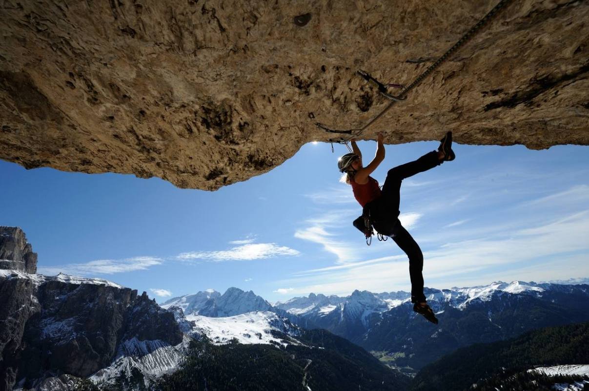 Fotos: Angelika Reiner, una escaladora de altura