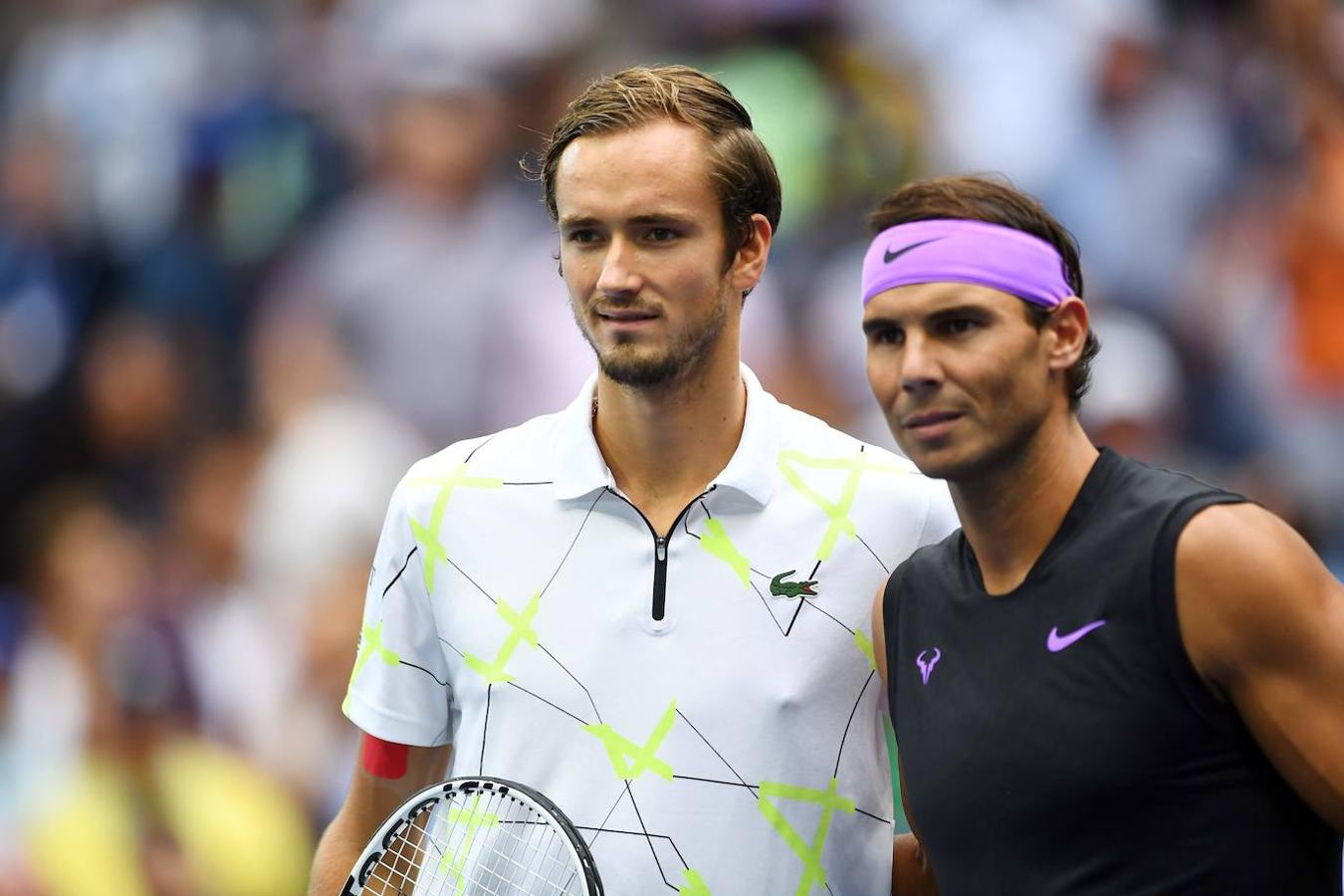 Rafael Nadal y Daniil Medvedev se midieron por el título masculino del US Open en el USTA Billie Jean King National Tennis Center de Nueva York