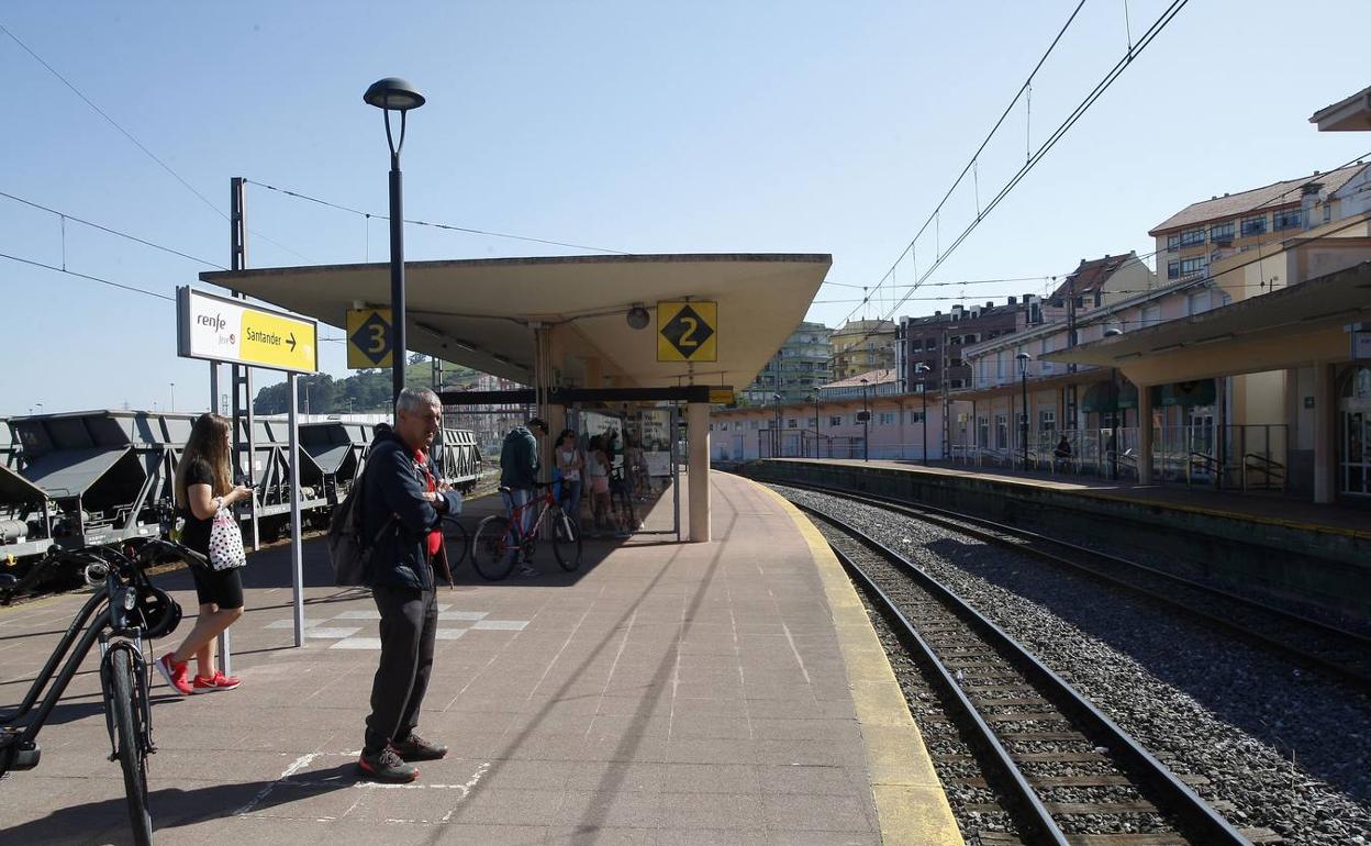Estación de Feve en Torrelavega.