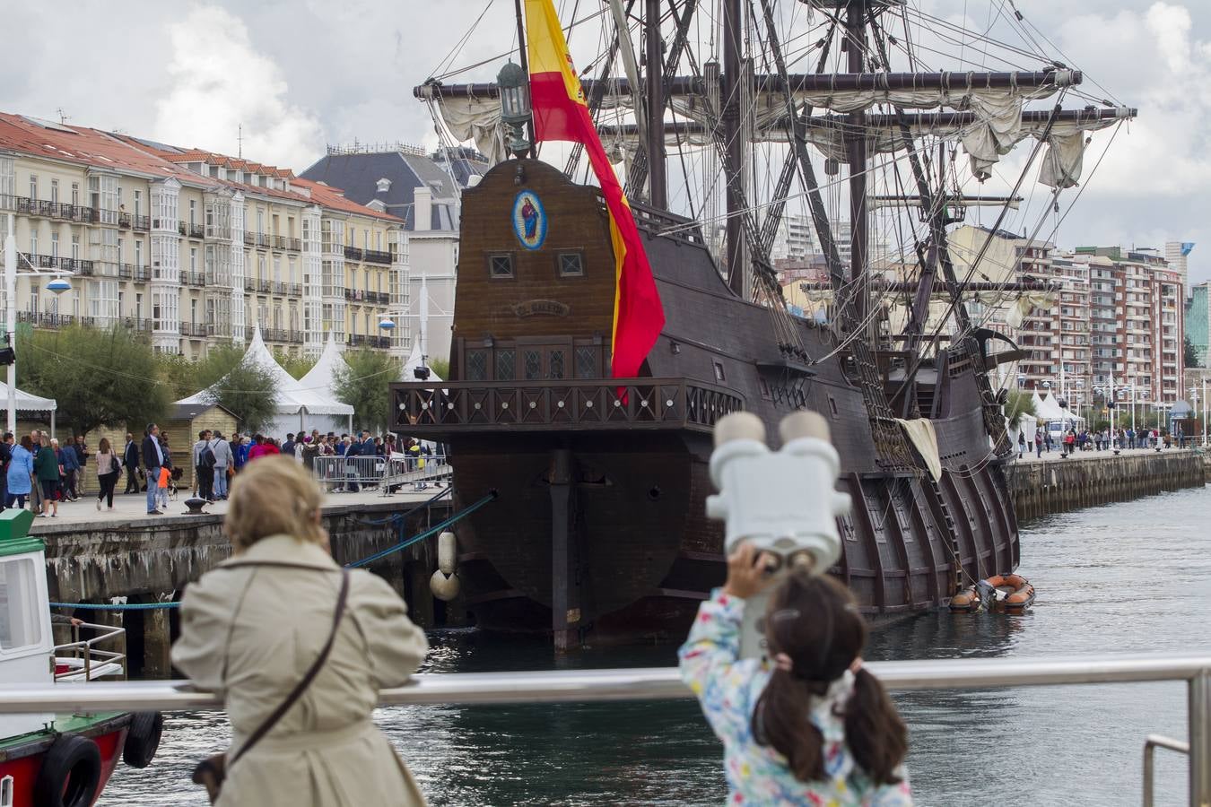 El Festival del Mar atraca en Santander con once barcos singulares, que pueden visitarse gratis hasta el domingo