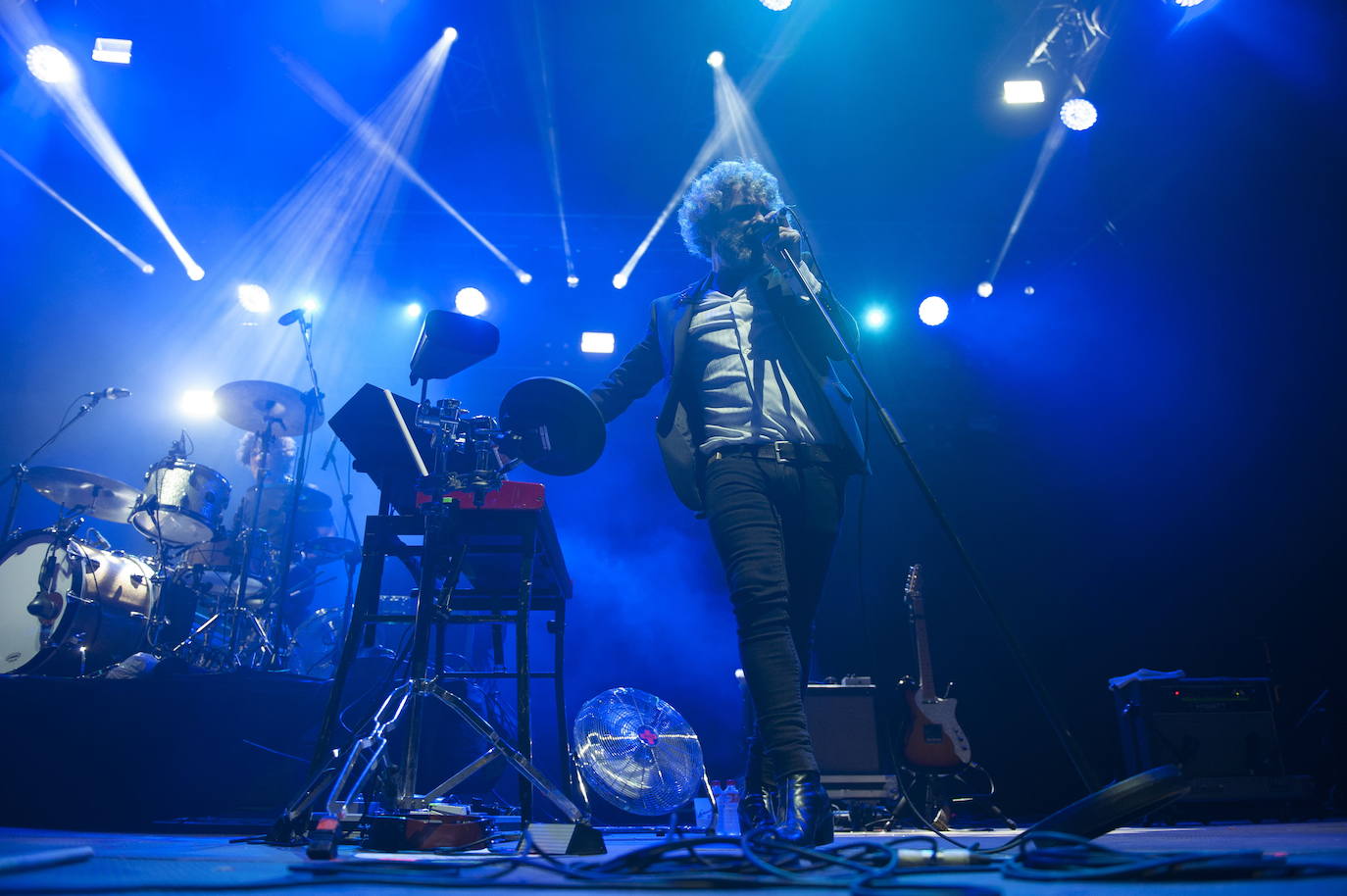 Benavente durante su concierto en el Santander Music.