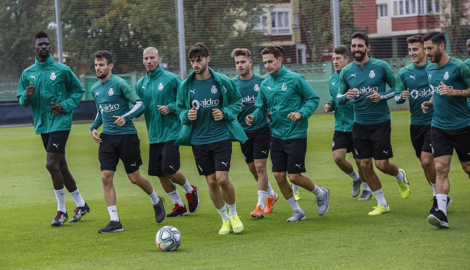 Fotos: El entrenamiento del día después de la victoria ante el Mirandés