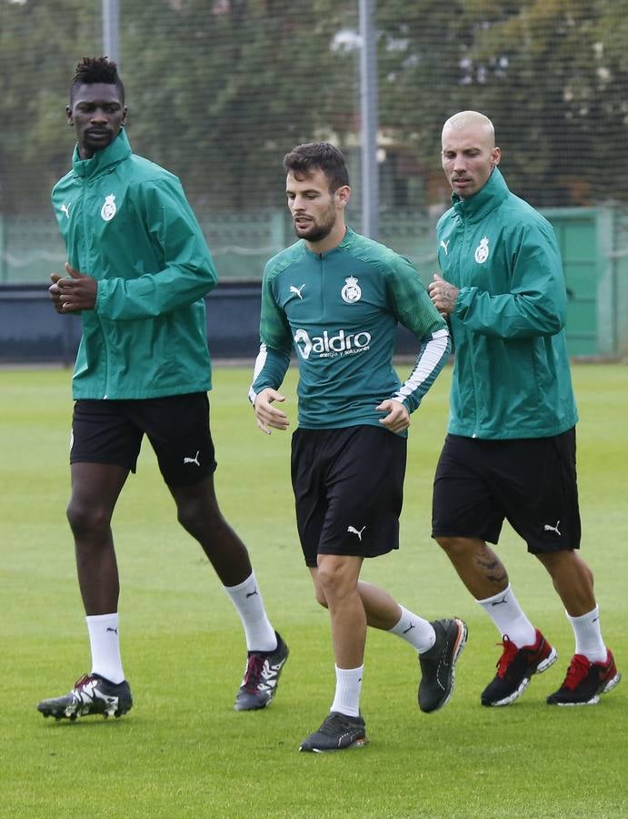 Fotos: El entrenamiento del día después de la victoria ante el Mirandés