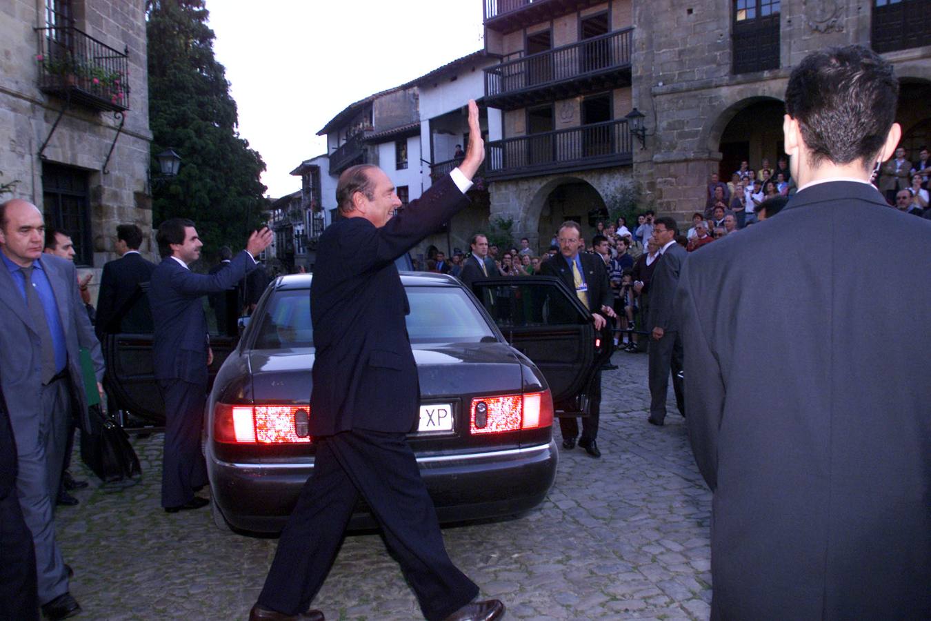 Fotos: La visita de Jacques Chirac a Cantabria en el año 2000