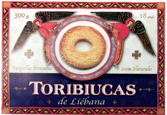 A partir de la receta de 'la abuela Julia' nacieron las 'Toribiucas' de Liébana, unas rosquillas artesanas realizadas con harina de trigo, manteca, azúcar, huevos, orujo de Liébana y esencia de vainilla.