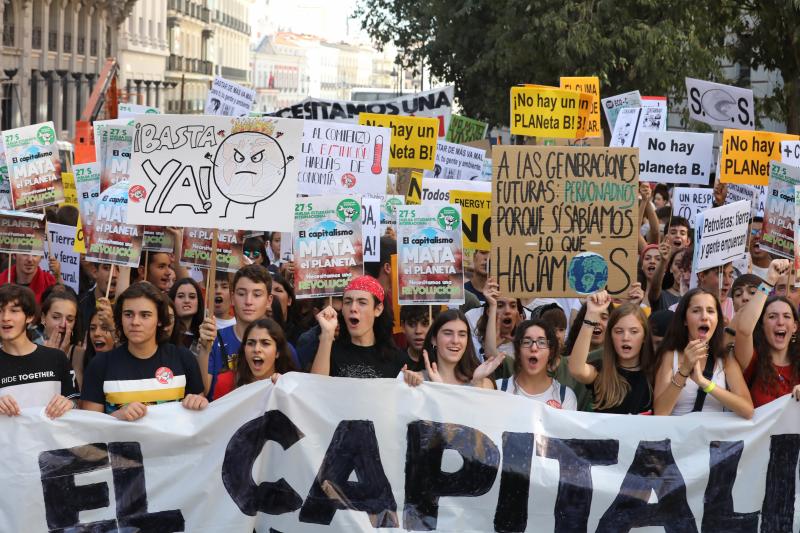 Fotos: Los estudiantes se revuelven contra el cambio climático