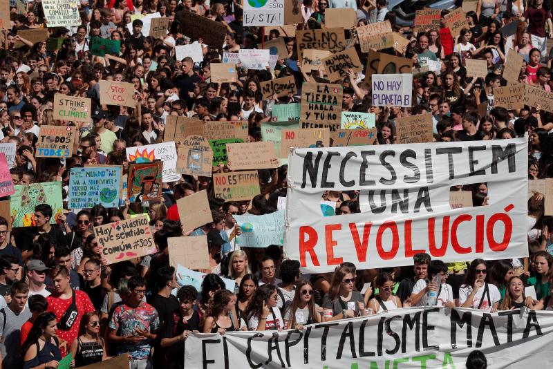 Fotos: Los estudiantes se revuelven contra el cambio climático