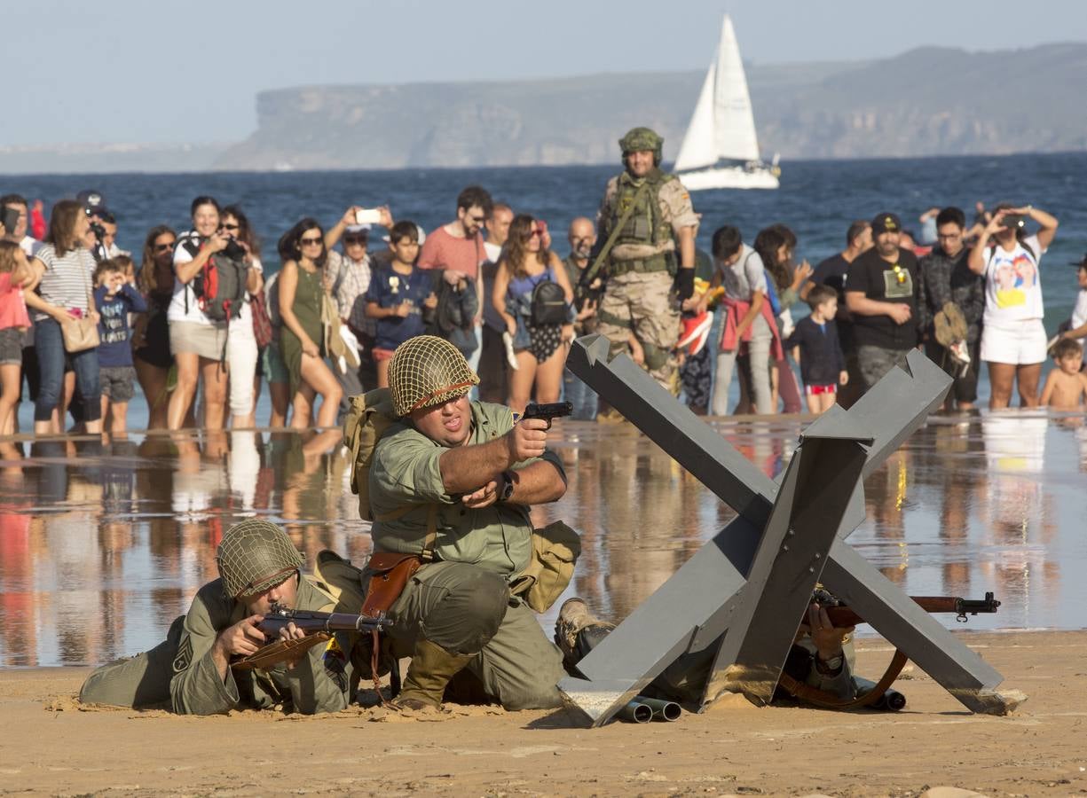 Fotos: Así ha sido el desembarco sin barcos en El Sardinero