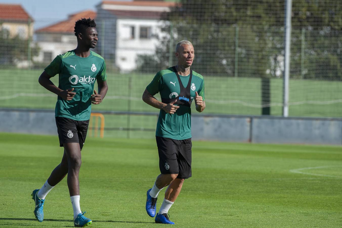 Fotos: El Racing prepara el partido ante el Girona