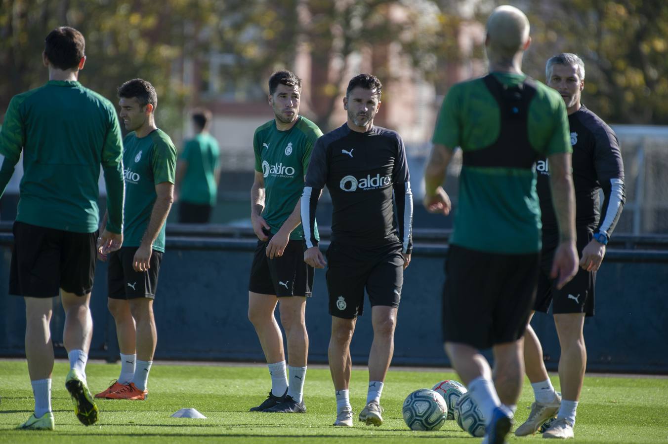 Fotos: El Racing prepara el partido ante el Girona