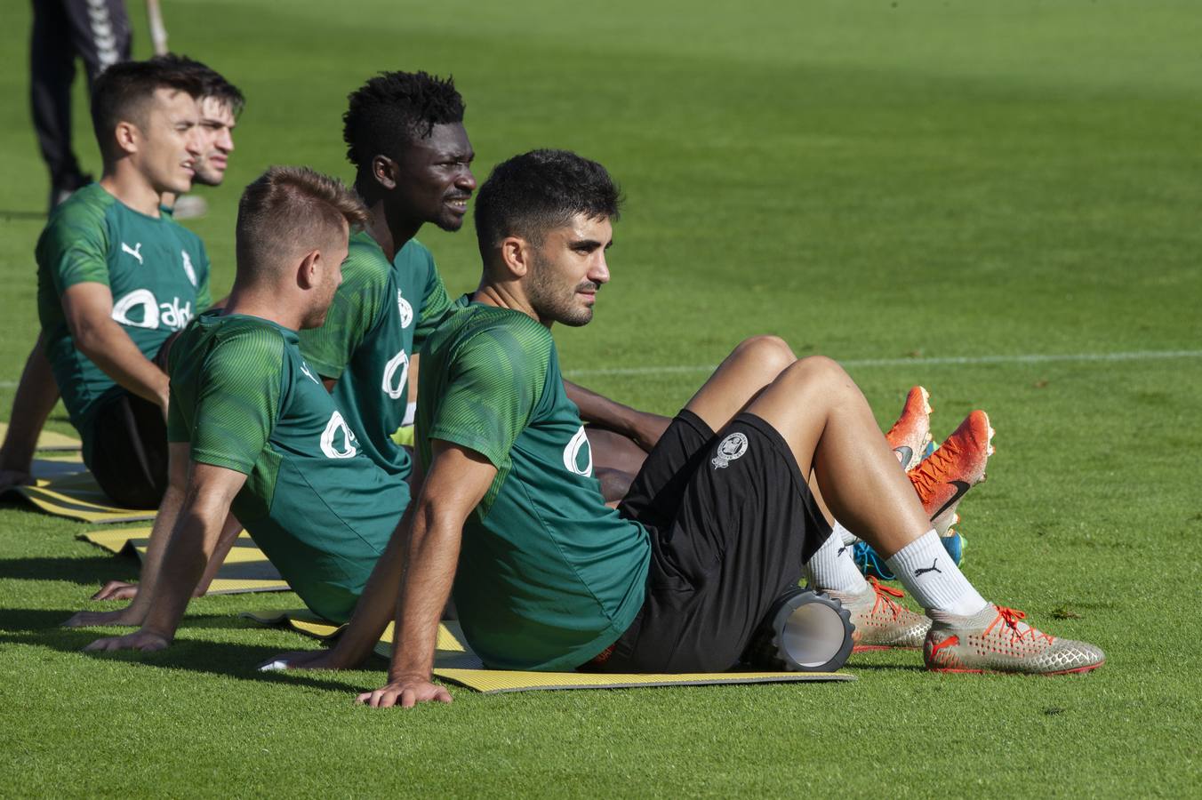 Fotos: El Racing prepara el partido ante el Girona