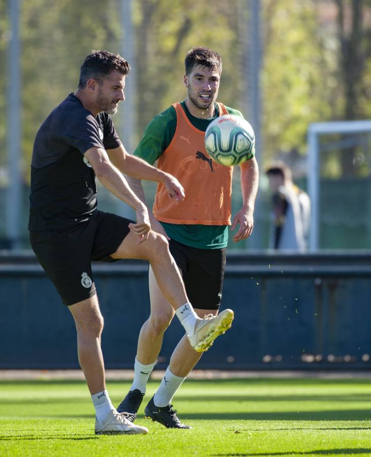 Fotos: El Racing prepara el partido ante el Girona
