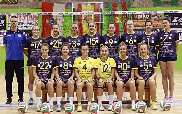 Plantilla 2019-2020 del CV Torrelavega. 