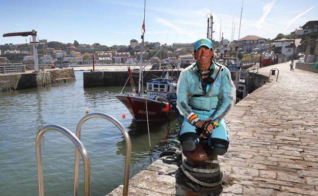 Álvaro de Marichalar, este lunes en el puerto de Comillas-