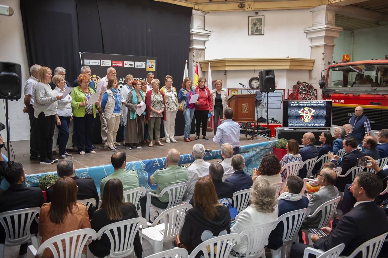 Fotos: El Real Cuerpo de Bomberos Voluntarios de Santander celebra su 125 aniversario