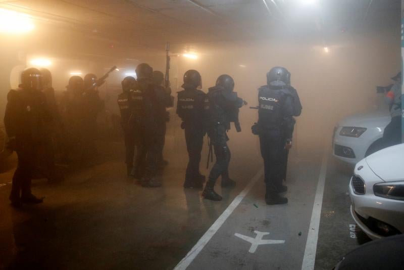 Fotos: Protestas en Cataluña al conocerse la condena de los líderes independentistas