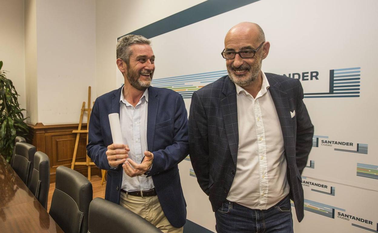 Javier Ceruti y Félix Álvarez, de Ciudadanos (Cs).