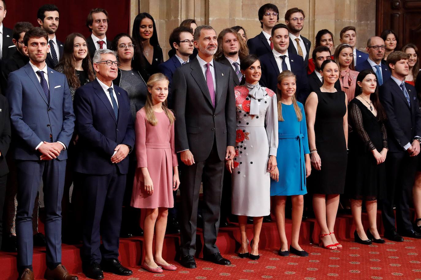 Fotos: La recepción de la Familia Real en los Premios Princesa de Asturias