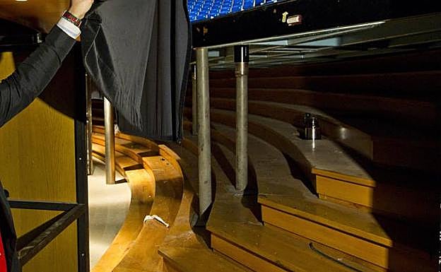 El foso del Palacio también se verá reforzado al desplazar la escalera que da acceso a la sala Argenta