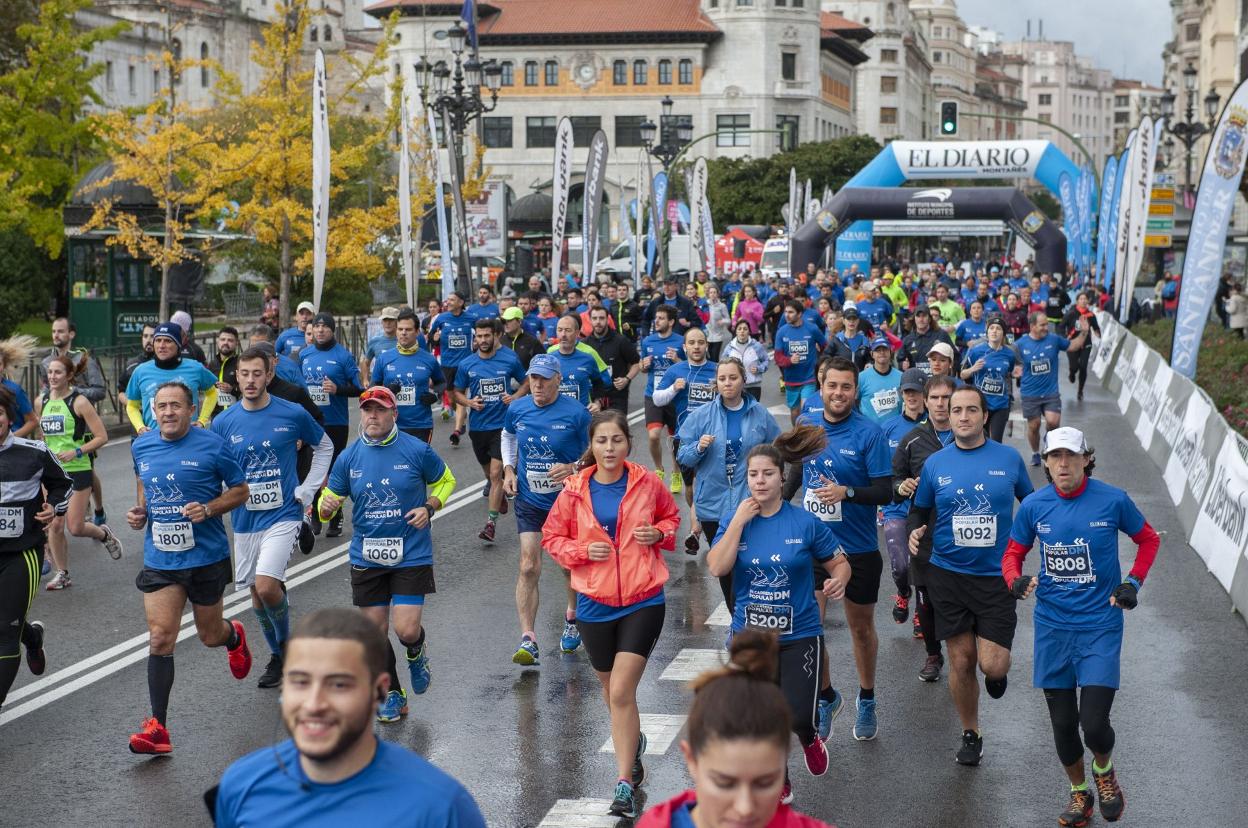 Participantes en la carrera de 2018.