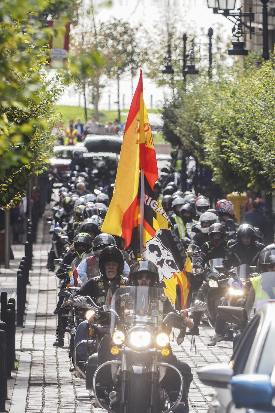 Fotos: La congregación de motoristas en Santander