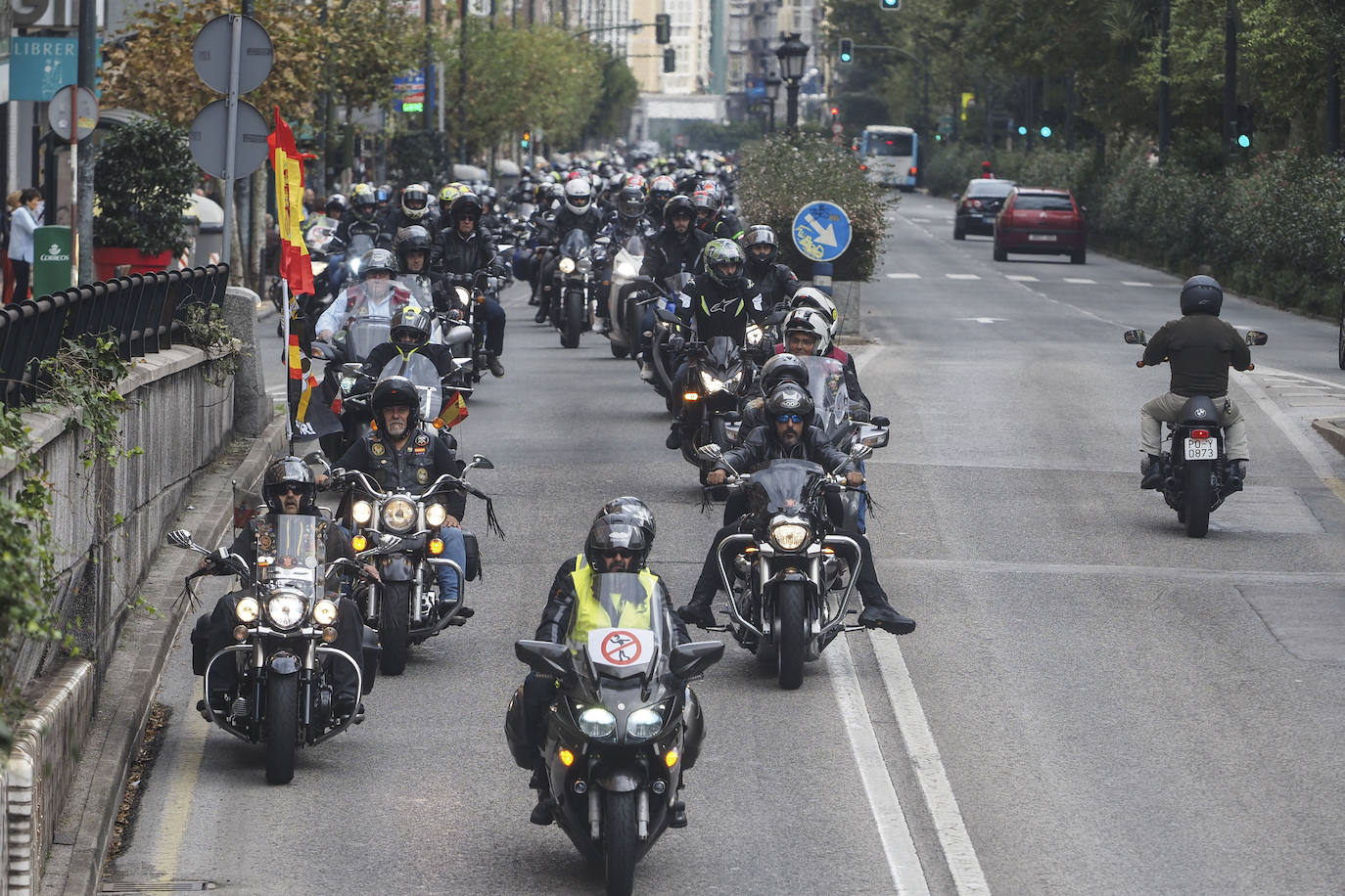 Fotos: La congregación de motoristas en Santander