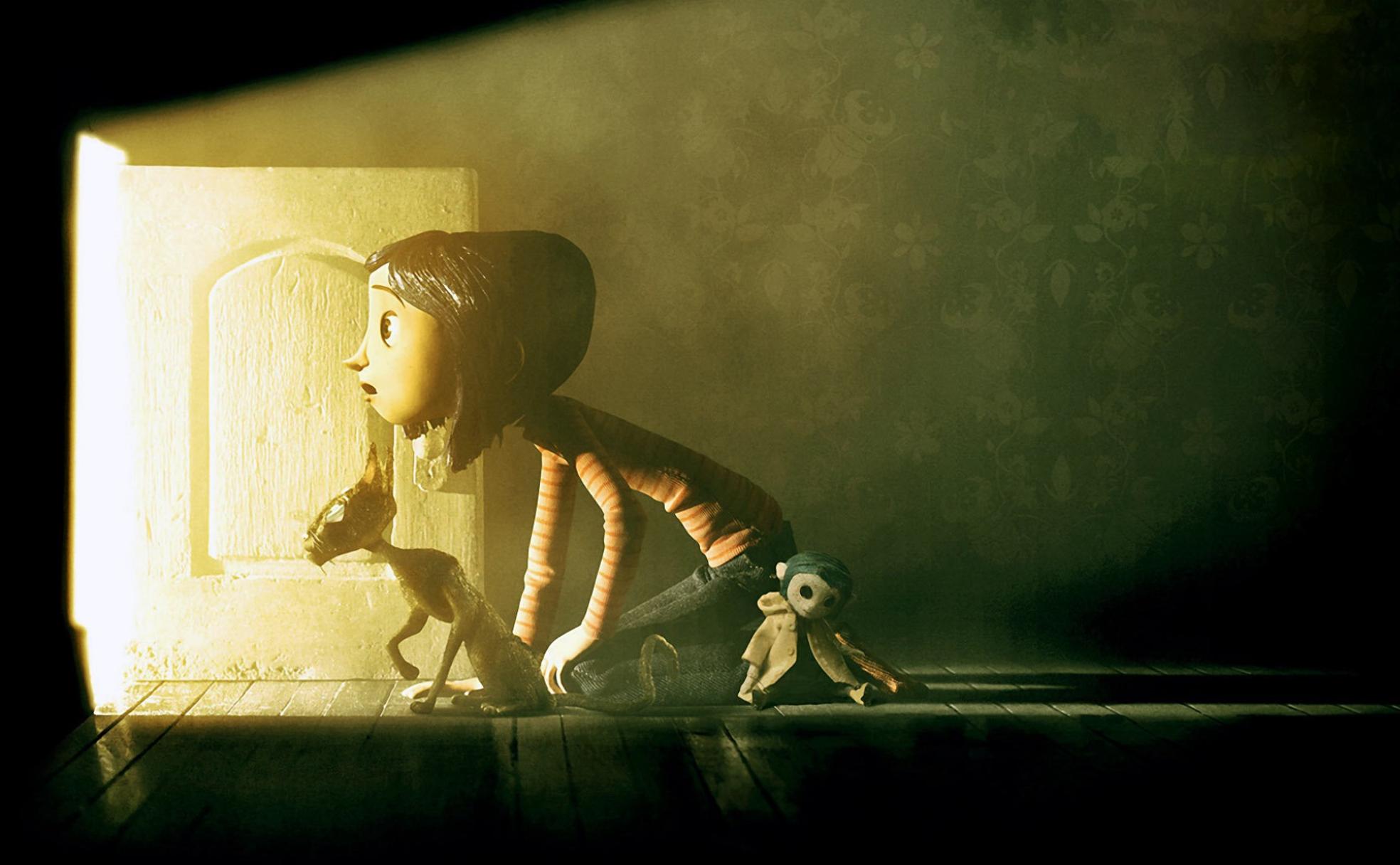 Imagen de la película Coraline, que se proyectará con motivo de Halloween en la Biblioteca Central de Cantabria.