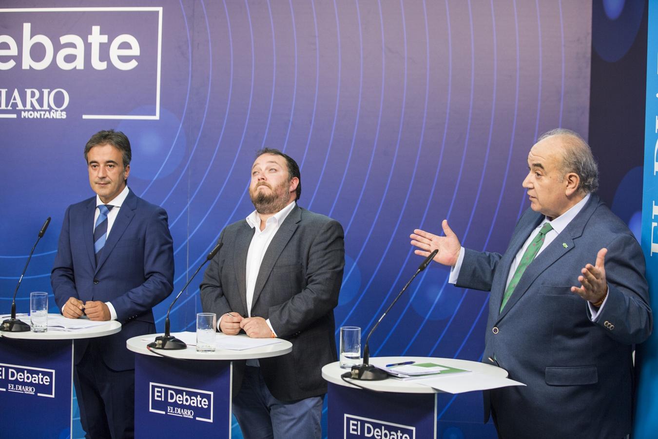 Pedro Casares (PSOE), Diego Movellán (PP), Rubén Gómez (Cs), José María Mazón (PRC), Emilio del Valle (Vox) y Luis del Piñal (Podemos) han confrontado sus ideas en el debate electoral de El Diario Montañés