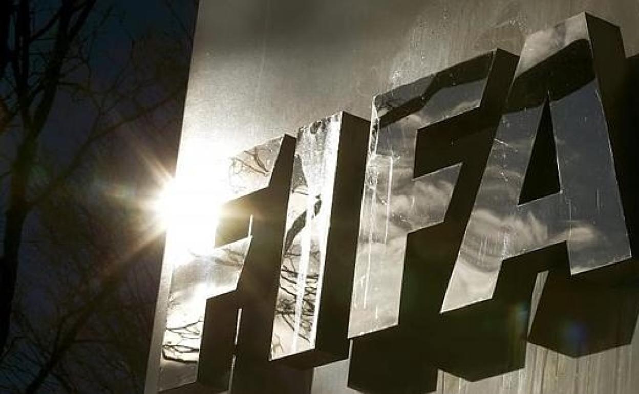 Fachada de la sede de la FIFA en Suiza.