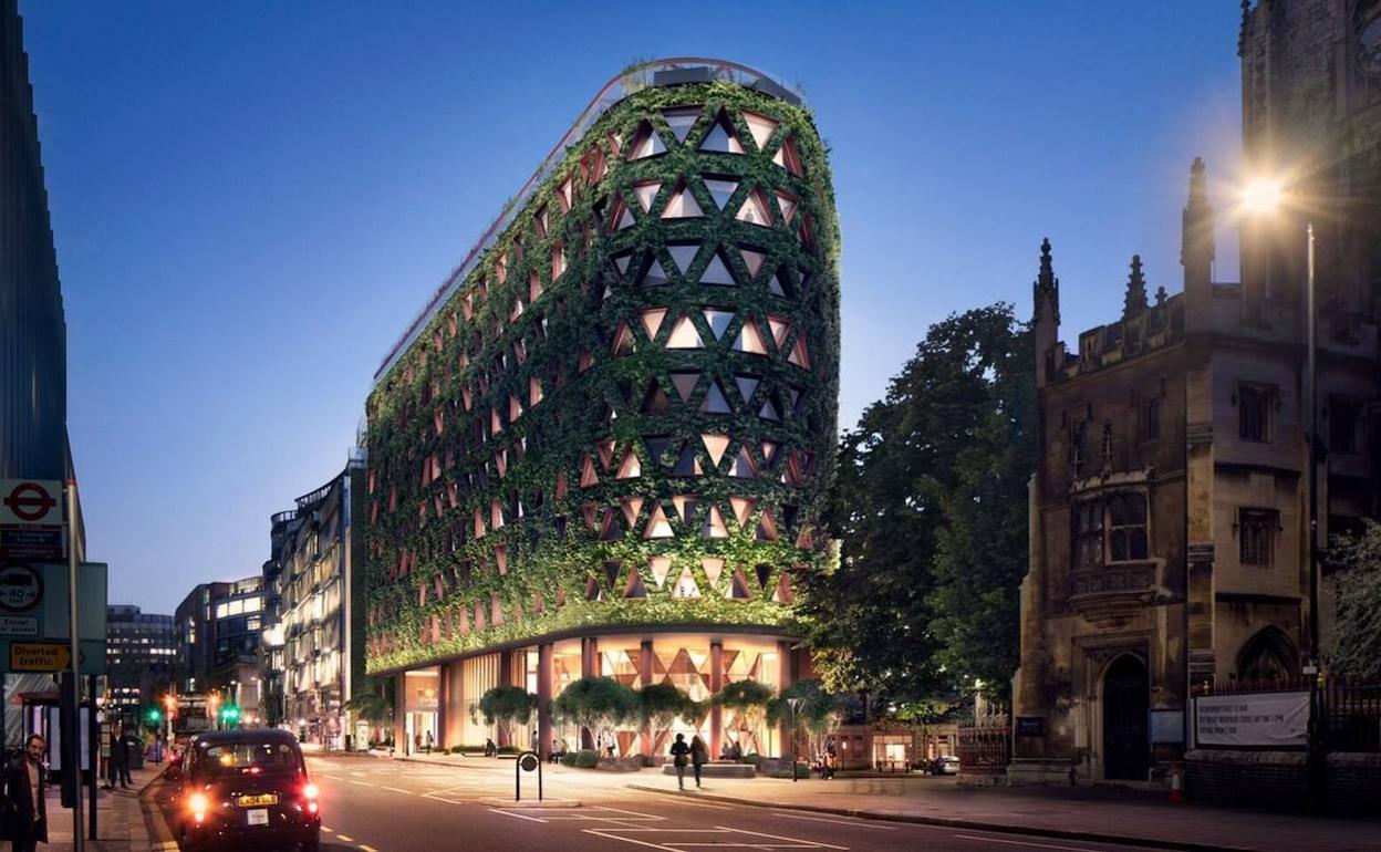 Proyecto de edificio anticontaminación en Londres.