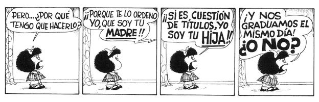 Así refleja Mafalda el asunto.