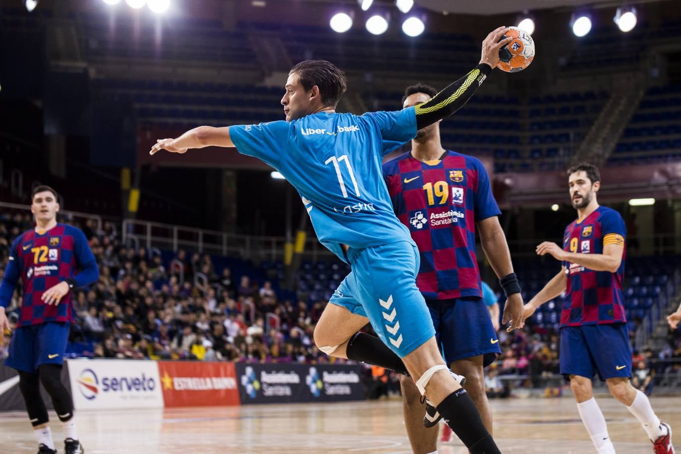 Fotos: Dura derrota del Liberbank Cantabria Sinfín ante el Barça