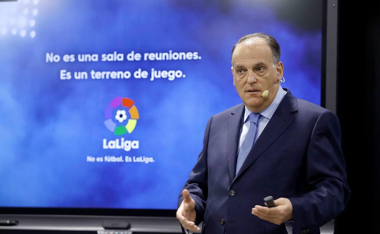 Javier Tebas, presidente de LaLiga. 