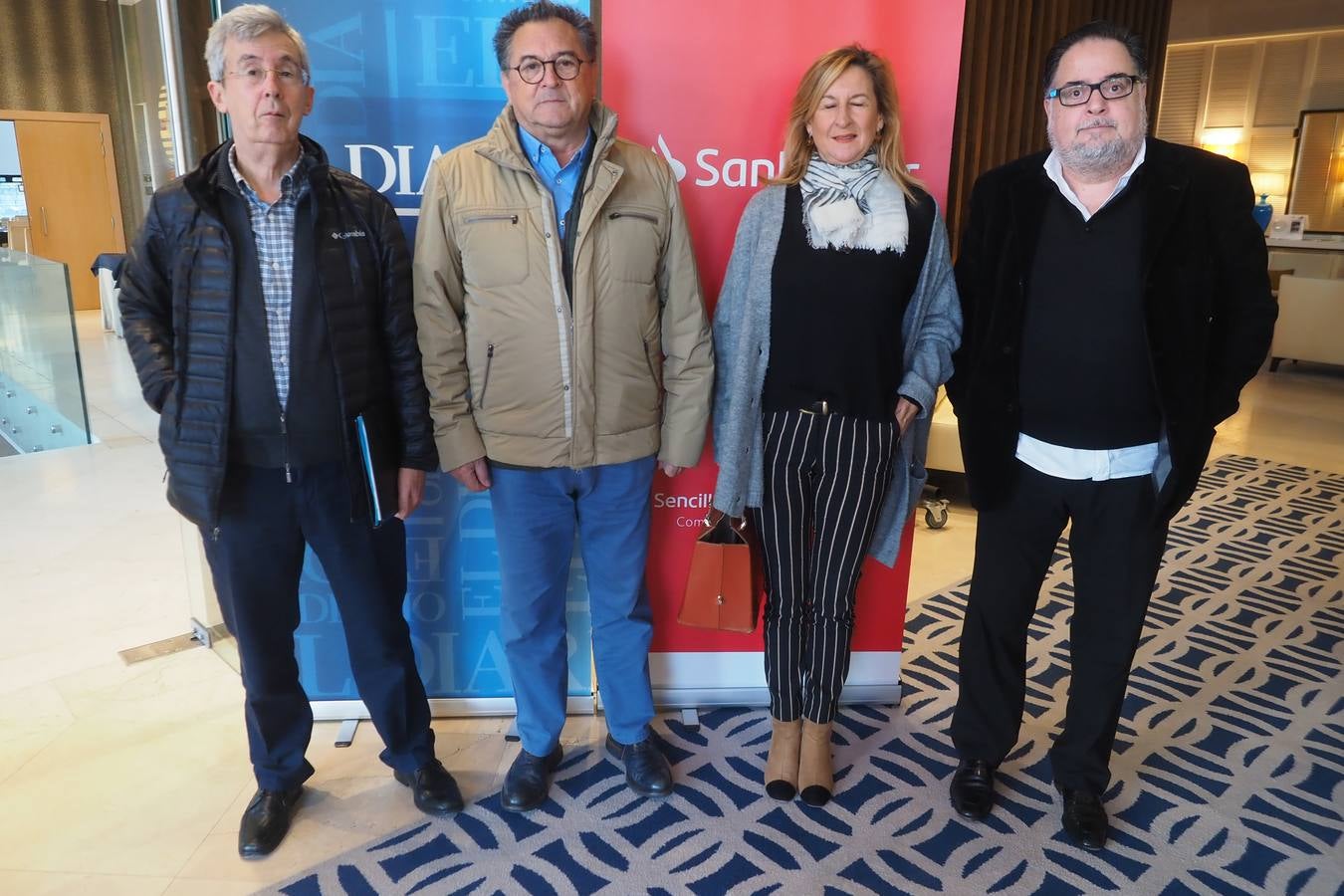 Juan Manuel Torre, José Manuel Díez, Ana Cabrero y Miguel Rincón.