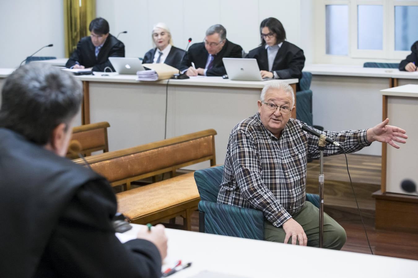 Fernando Muguruza, durante su declaración de este martes en el juicio de La Loma