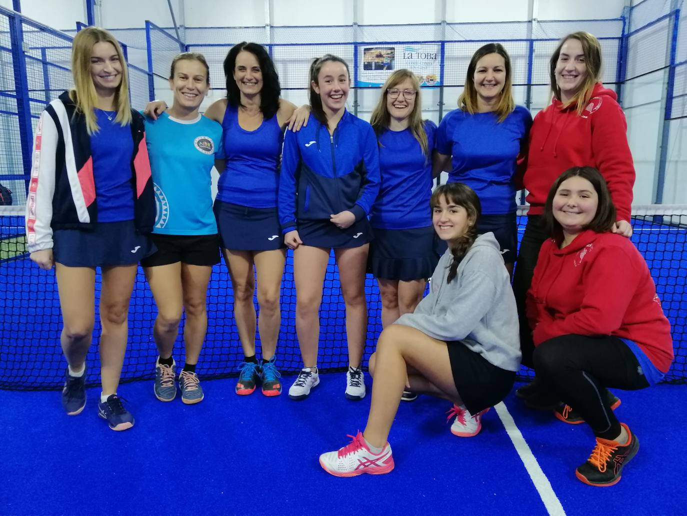 Jugadoras de Zink Padel, de la cuarta categoría. 