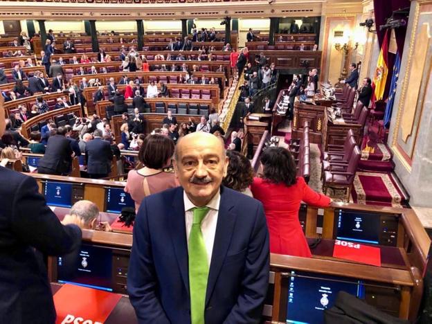 José María Mazón, en la constitución del Congreso la semana pasada. 